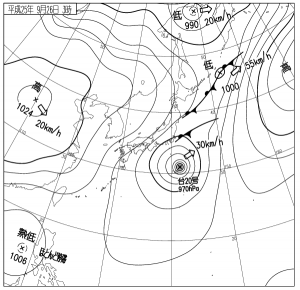 2013:9:23inamura classic天気図大会当日朝