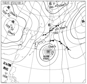 2013:9:26inamura classic前日天気図ビーチオーバーヘッド